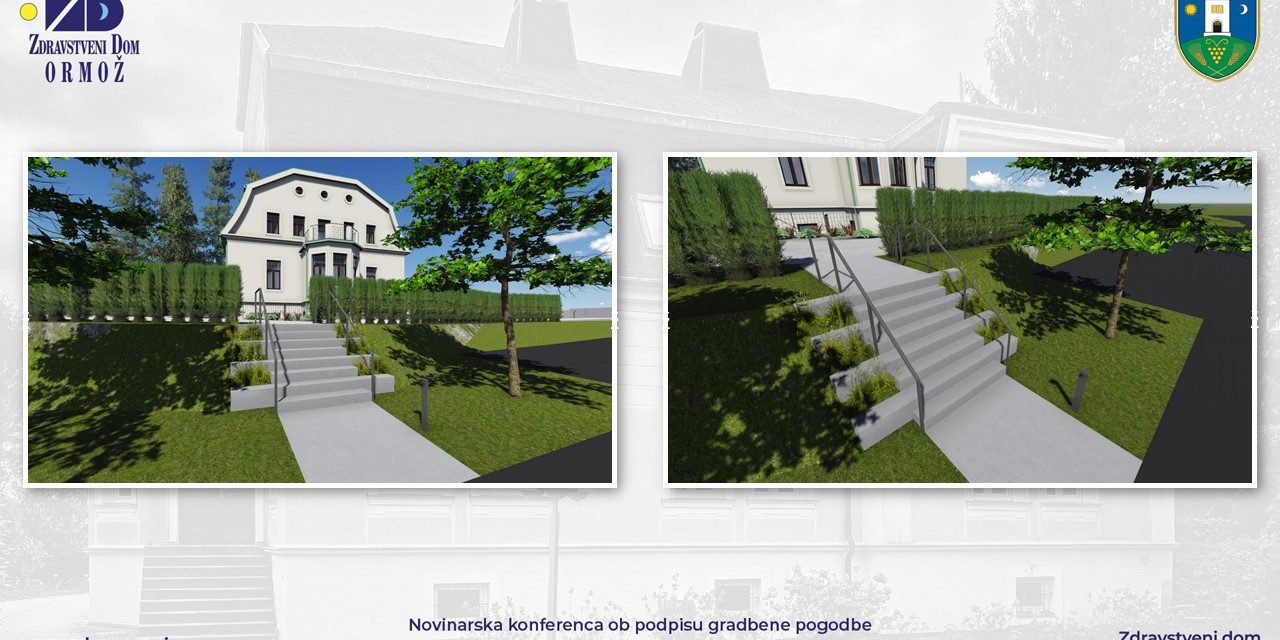 Podpisali pogodbo za adaptacijo vile ob Zdravstvenem domu Ormož