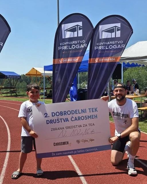 Z dobrodelnega teka v Svetem Tomažu: Za Tea zbrali 12.102,16 evrov