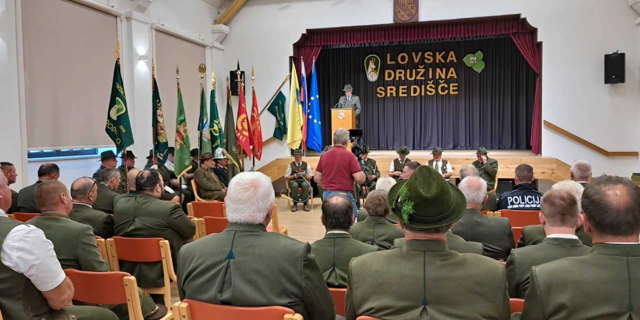 Lovska družina Središče ob Dravi obeležila 80 let delovanja